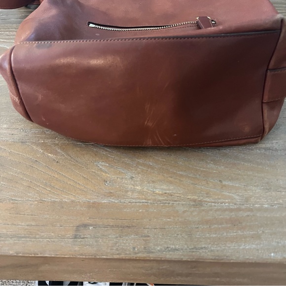Coach Tan Leather Shoulder Bag - Picture 3 of 9